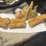 手打ち蕎麦 成冨 - 穴子天せいろ