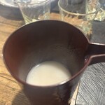 手打ち蕎麦 成冨 - 蕎麦湯