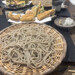 手打ち蕎麦 成冨 - 穴子天せいろ