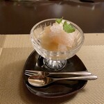 とうふ屋うかい - 季節の甘味　白桃