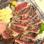 藁焼き鰹たたき 明神丸 - 