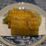 こりょうり たか屋 - とうもろこしとアスパラガスの天ぷら