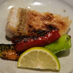 こりょうり たか屋 - 鯛の一種と万願寺唐辛子