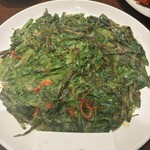 新大久保韓食堂 - ミナリチヂミ