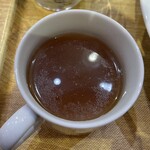 スパゲッティーのパンチョ - サービスのオニオンスープ