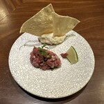 焼肉割烹QUON - 和牛のタルタルトリュフポテト　ライム
