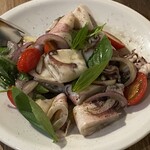 タベルナ・バルボーネ - 小ヤリイカとじゃがいものポモドリーニ　かるいマリネ