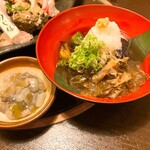 卑弥呼 - たこわさ、山科茄子の揚げ出し