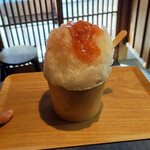 菓舗 歩 - かき氷　いちじくと柚子