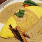 Burdock potage Omelette Rice