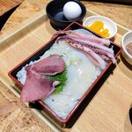 イカ恋食堂 - イカ恋姿造り重セット