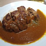 肉の割烹　田村 - ハンバーグカレー