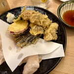 すし辰 - きのこの天ぷら盛り合わせ
