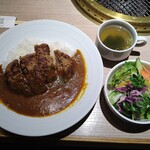 肉の割烹　田村 - ハンバーグカレー