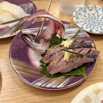 すし辰 - 天然小あじの姿にぎり