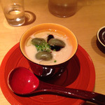 新月 - この茶碗蒸しも美味しかった！