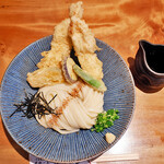 冨士屋 - とり天ぶっかけうどん