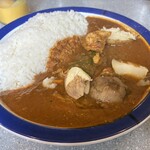 カリーライス専門店エチオピア - チキンカリー(辛さ20倍)、じゃがいも
