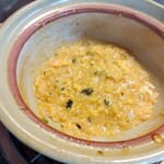 むら田 - 食べ掛けの雑炊