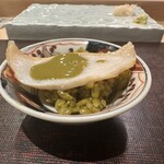 鮨菜 和喜智 - 鮑と肝ご飯