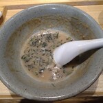 中華蕎麦 とみ田 - スープ割り