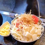 鉄板焼ちゃん - 明太もちチーズもんじゃ