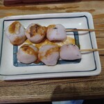 もつ焼き 大統領 支店 - さといも焼き300円