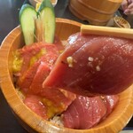 宅配弁当・食堂 たばご屋 - わさび醤油でいただきます