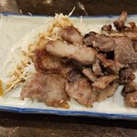 金町製麺 - 豚タン下焼き