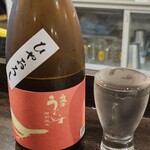 金町製麺 - 日本酒｢庭のうぐいす特別純米ひやおろし｣