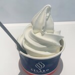 ジェラテリア ジェラボ - 横浜タカシマヤ催事にて。生クリーム系のこってりした固め濃厚タイプでした。熱烈ファンがいらっしゃるのわかる。氷粒しゃりしゃりさっぱり牛乳系が好みだと重く感じるかと。