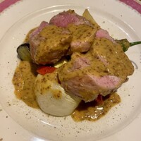 ドラード - 豚肩ロースの低温調理 軽い燻製（2200円）