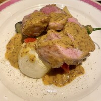 ドラード - 豚肩ロースの低温調理 軽い燻製（2200円）