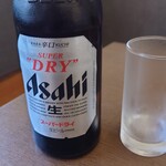 江ざわ - 瓶ビール(中)　690円