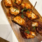 トラットリア ラ・カンパァーナ - 真ダコのガーリックソテー ガリシア風