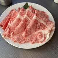 銀座しゃぶ輝 黒毛和牛しゃぶしゃぶ・すき焼き専門店 銀座本店 - A5霜降り牛❗️