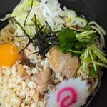 高幡そば - 冷たい鳥中華近景。