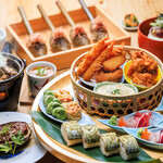 なすび総本店 - 春の大皿宴席
