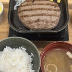 鉄板ハンバーグ89屋 - レギュラーハンバーグ　ガーリックバター
