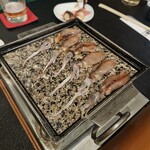 魚貝三昧 彬 - 石焼ほたるいか(10匹前後)