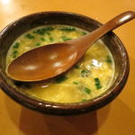 鳥長 - 焼きおにぎり茶漬け、鶏出汁1