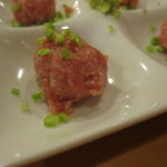 鳥長 - つくね刺し、山葵で1