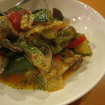 鳥長 - 鶏脂で煮た温野菜1