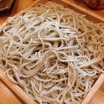 Ooki - ★天ざるの大盛り：蕎麦の歯ごたえ、10割ならではのノド越し