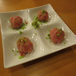 鳥長 - つくね刺し、山葵で2