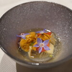 プチレストラン ブーケ・ド・フランス - 雲丹と鮑