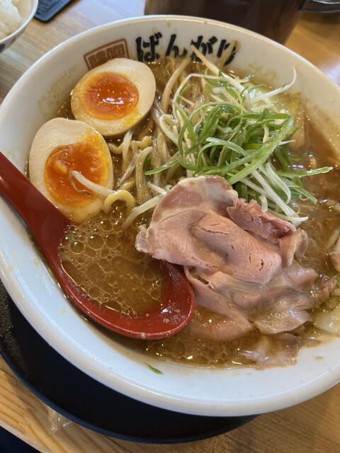 純米濃厚味噌ラーメンばんがり - 柳原（ラーメン）の写真