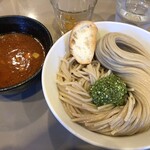 つけ麺 五ノ神製作所 - 海老トマトつけ麺¥1,100-（麺大盛360g+¥200-）