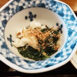 釜めし菜時記 さき亭 - モロヘイヤと長芋のお浸し