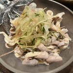 金町製麺 - 豚ガツポン酢　400円